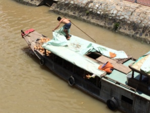Bateau de Coco sur le Mekong